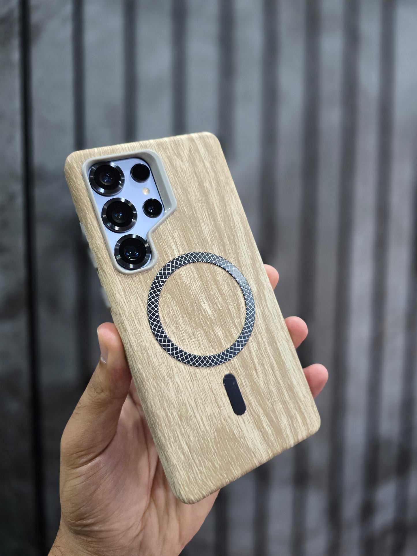 Wooden Texture Premium Design Back Case for Samsung Galaxy S25 Ultra