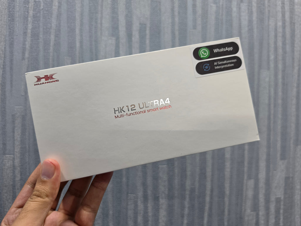 HK 12 Ultra 4 smartwatch with advance AI features, Amoled display