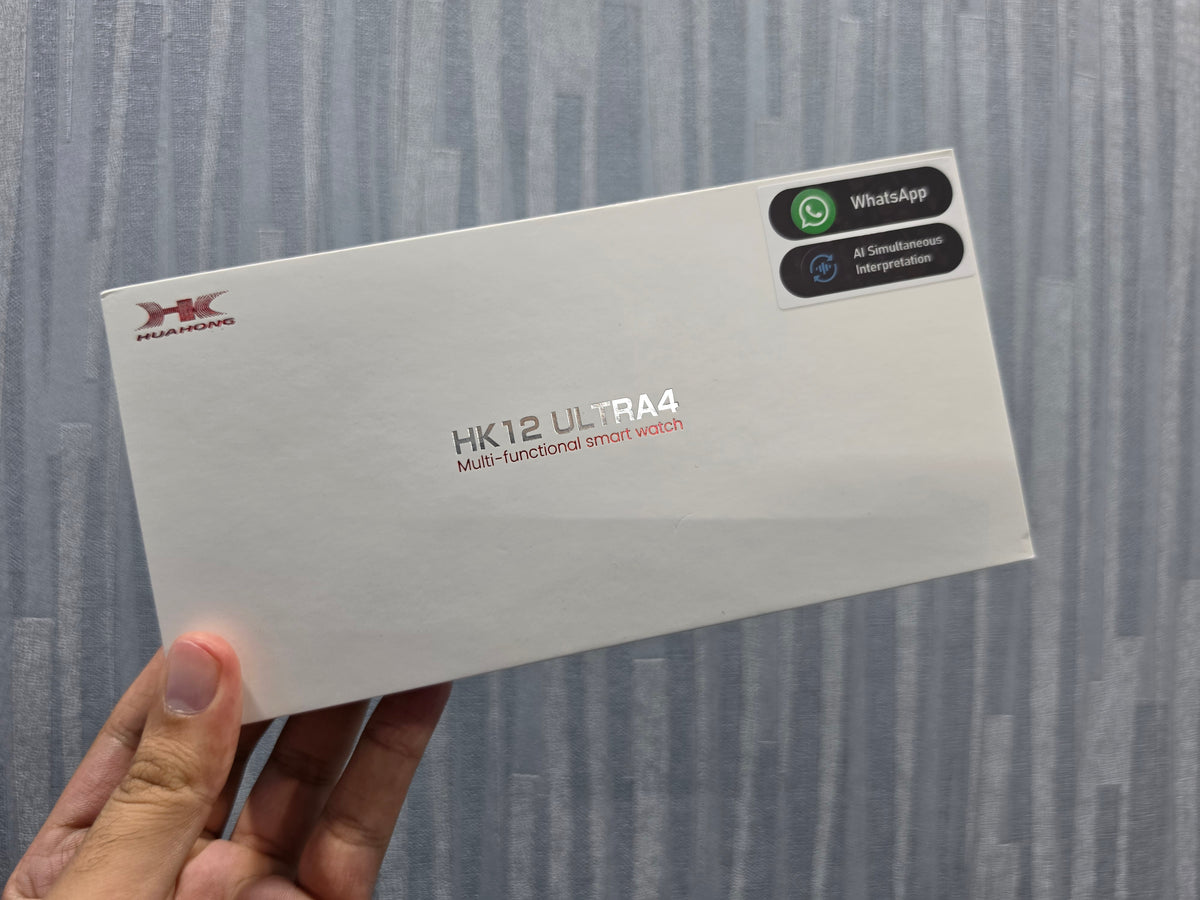 HK 12 Ultra 4 smartwatch with advance AI features, Amoled display