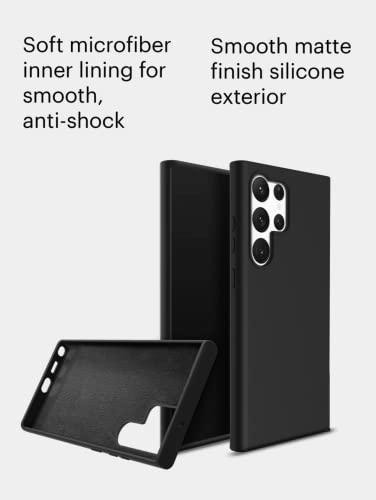 Soft Silicone Shokproof Back Case for Samsung Galaxy S23 Ultra