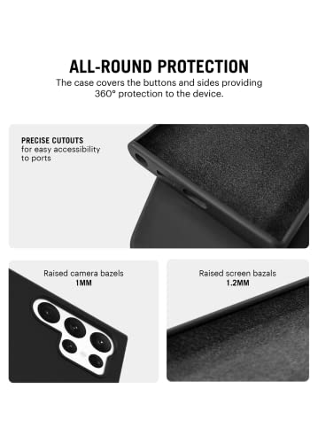 Soft Silicone Shokproof Back Case for Samsung Galaxy S23 Ultra