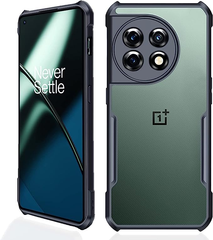 Xundd Premium Bumper Case for OnePlus 11 and OnePlus 11R (Black)