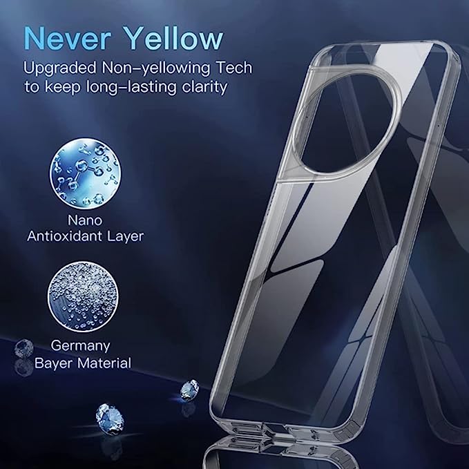 Crystal Clear hard back Case for OnePlus 11 and OnePlus 11R