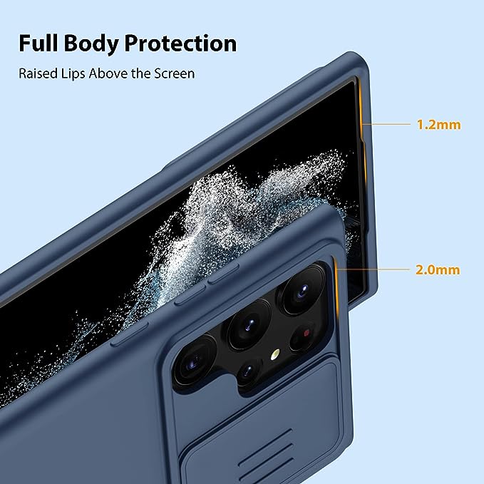 Nillkin Silky Silicone Camshield Case for Samsung Galaxy S23 Ultra