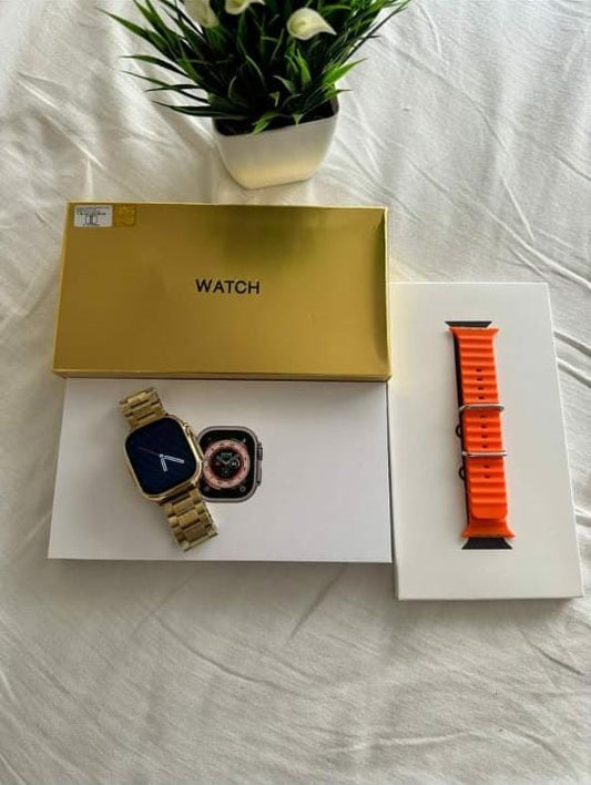 Dubai edition golden ultra watch - Premium Quality with golden chain strap !