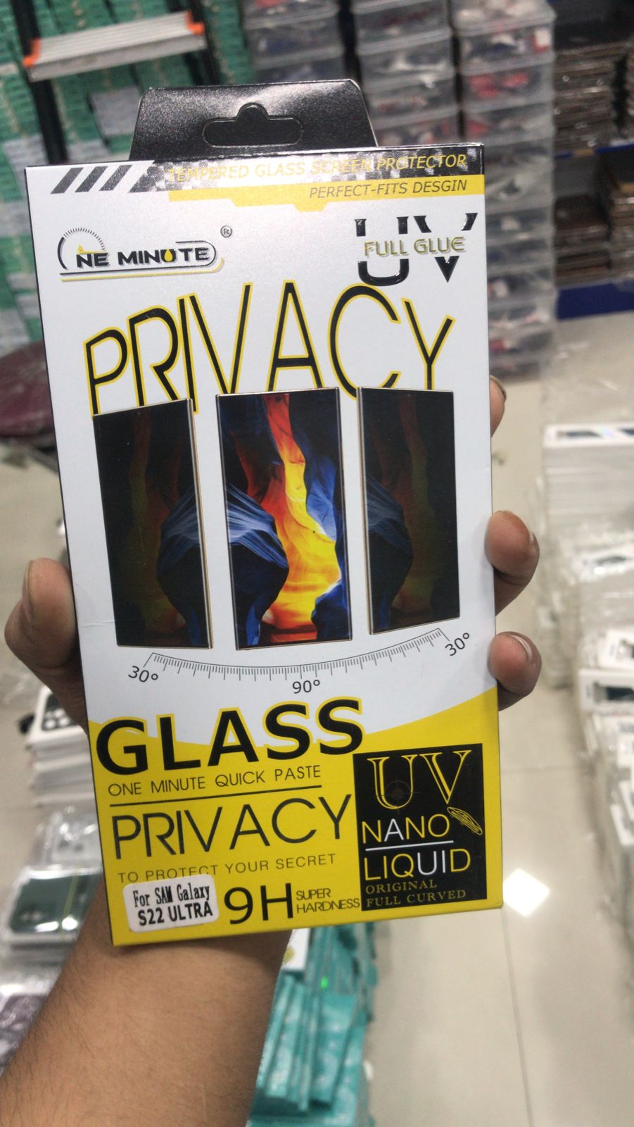 CFZ premium UV tempered glass screen protector for Samsung Galaxy S22 Ultra