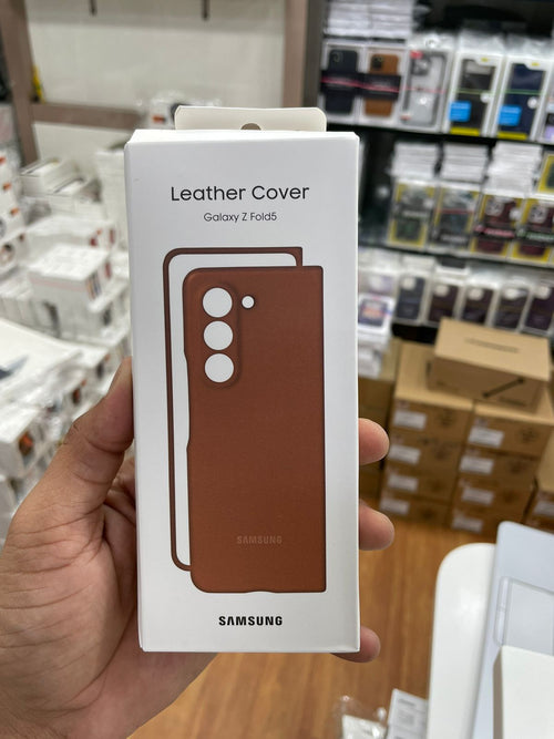 CFZ Leather Back Case for Samsung Galaxy Z Fold 4 and Samsung Galaxy Z Fold 5