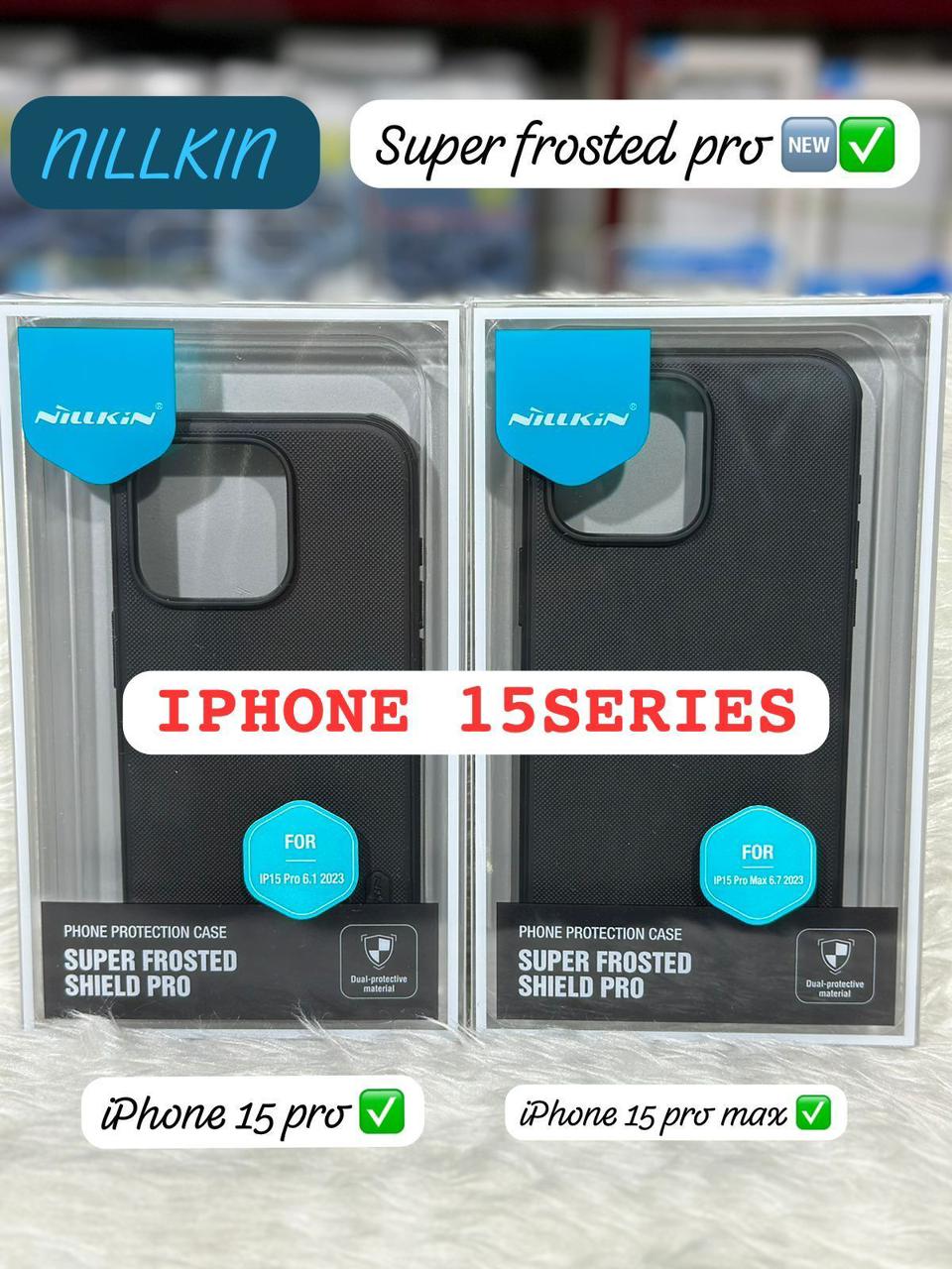 Nillkin Super Frosted Shield for iPhone 15, iPhone 15 Plus, iPhone 15 Pro, iPhone 15 Pro Max