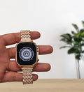 Rose Gold Watch Ultra - Best golden ultra watch with diamond design strap