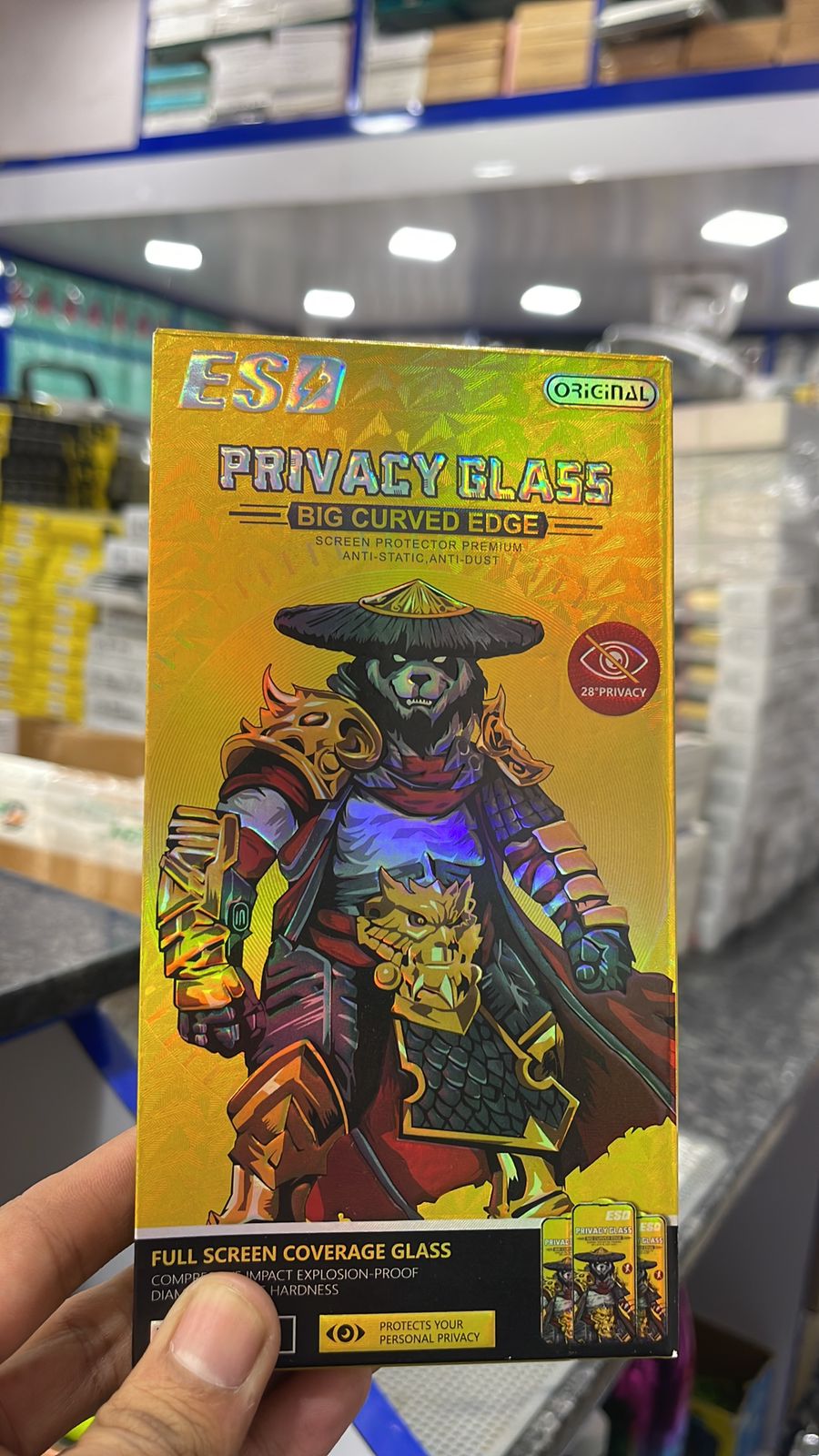 CFZ Anti static ESD Privacy Tempered Glass Screen Protector for iPhone 15, iPhone 15 Pro, iPhone 15 Pro Max, iPhone 15 Plus