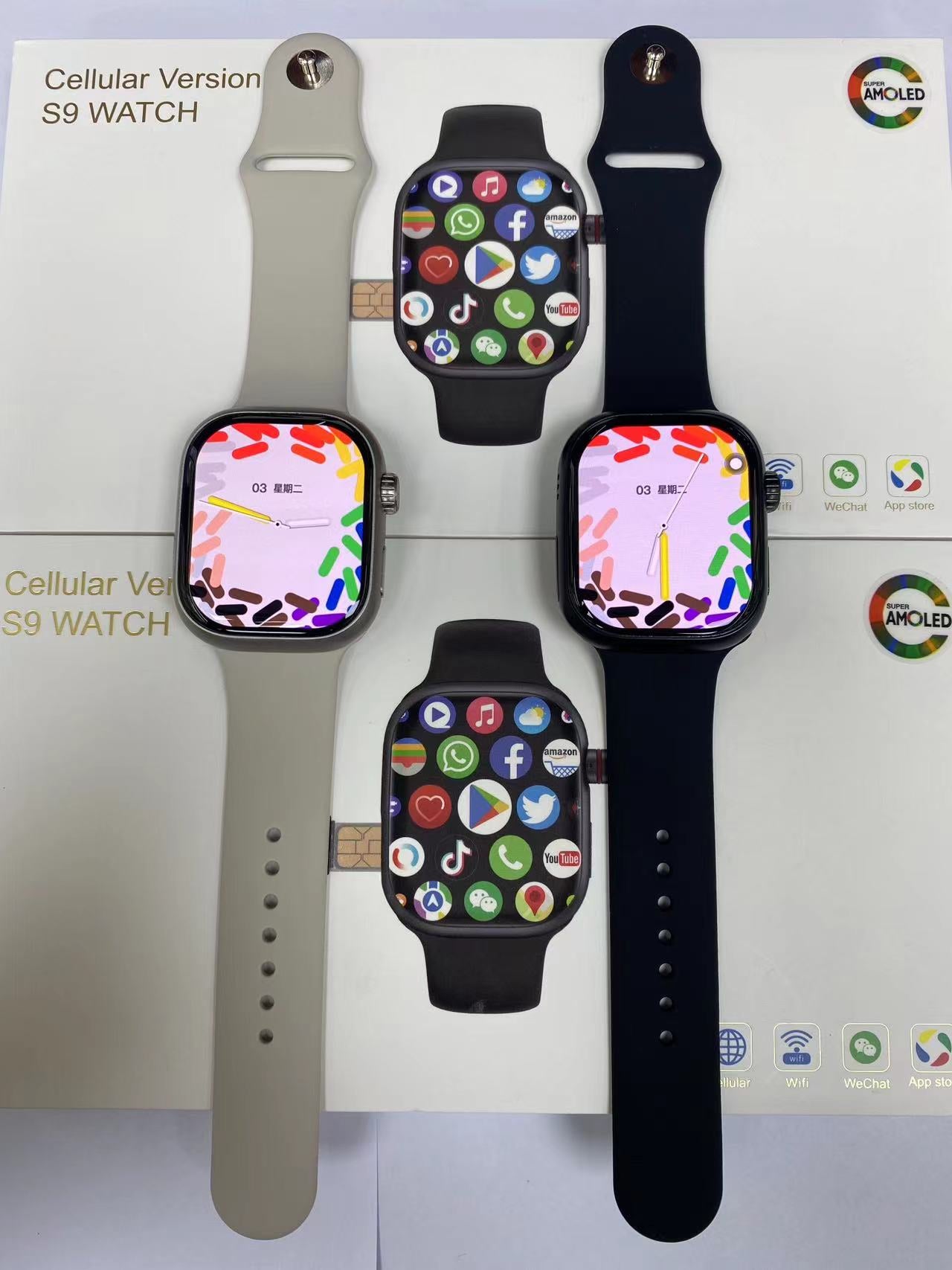 S16 Ultra Smartwatch with Amoled display! Best 4G Android Simcard smartwatch