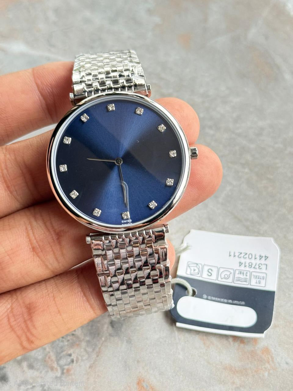 Luxurious Men's wrist watch high quality with chain strap