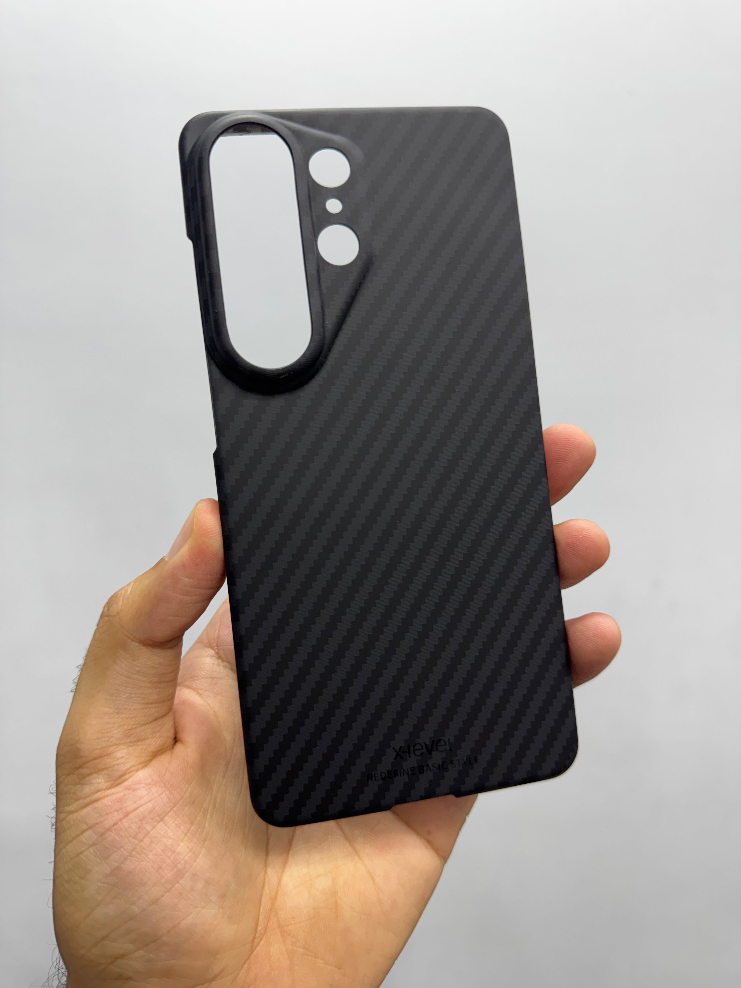 X-Level Samsung Galaxy S26 Ultra Magnetic Nano Fiber Case | Ultra Slim Carbon Fiber Texture Shockproof Back Cover | MagSafe Compatible