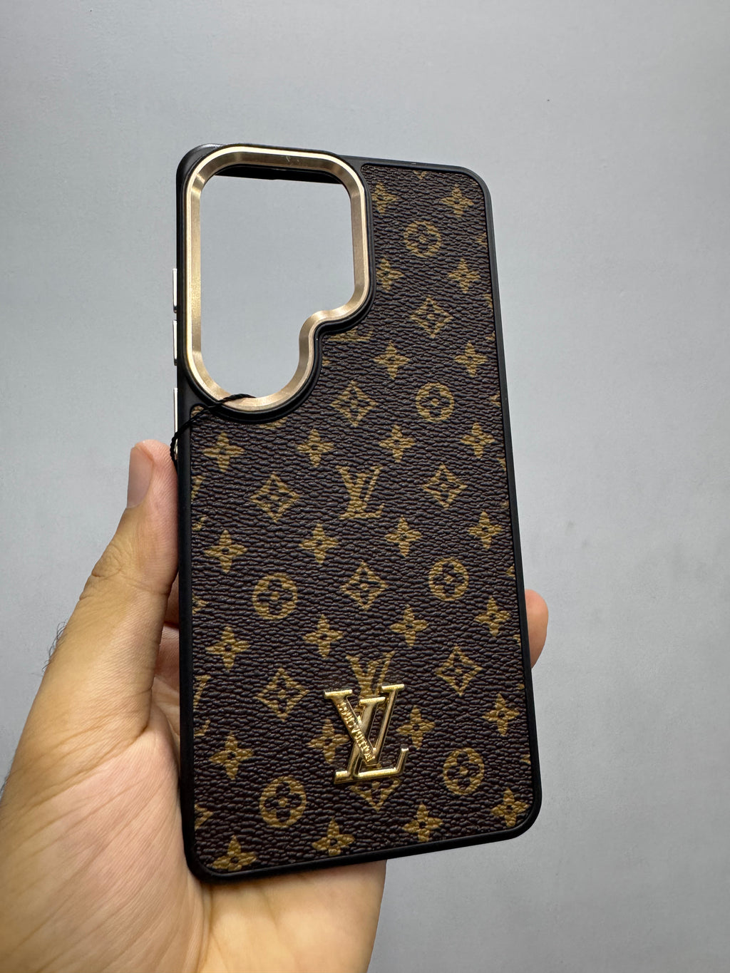 Luxury Monogram Leather Case for Samsung Galaxy S26 Ultra | Premium Designer Shockproof Back Cover | Slim Protective Case