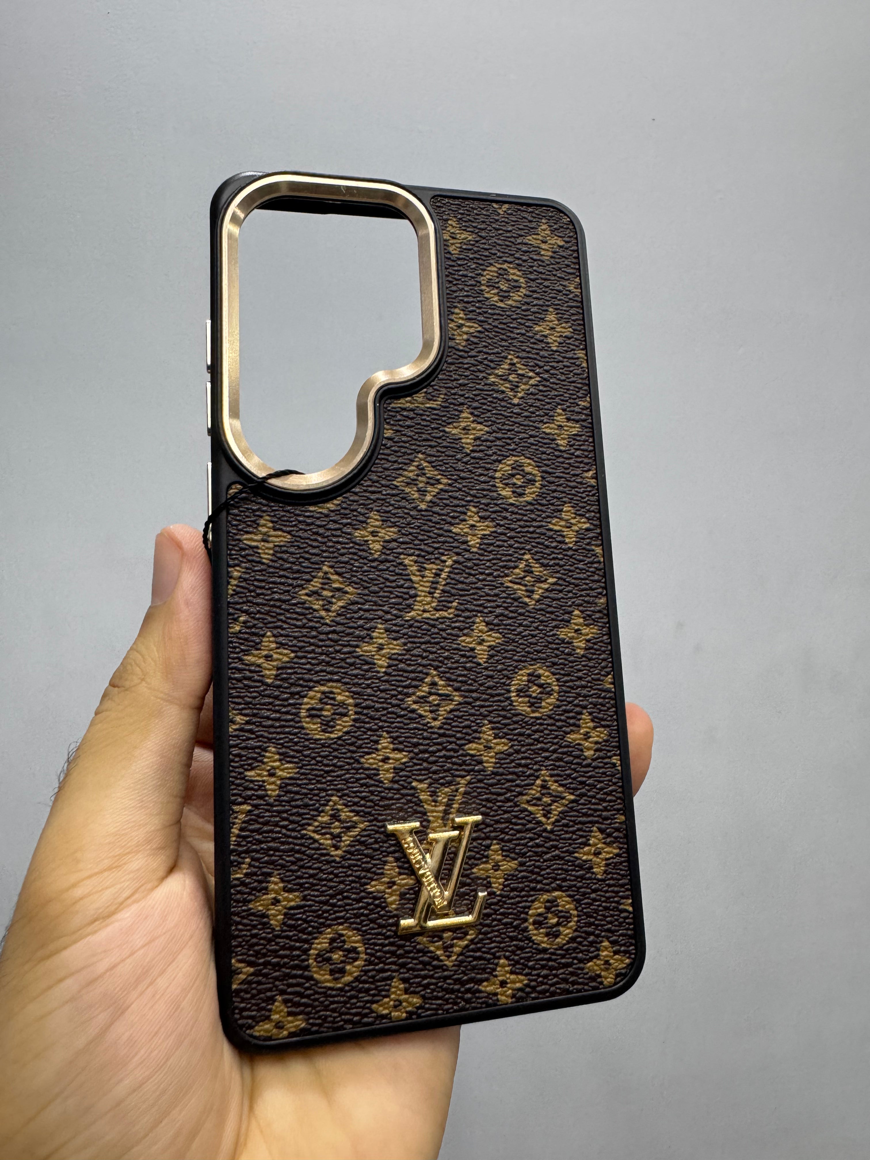 Luxury Monogram Leather Case for Samsung Galaxy S26 Ultra | Premium Designer Shockproof Back Cover | Slim Protective Case