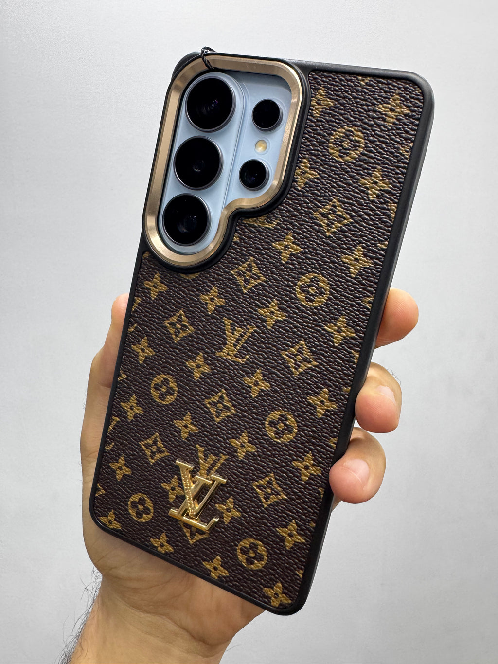 Luxury Monogram Leather Case for Samsung Galaxy S26 Ultra | Premium Designer Shockproof Back Cover | Slim Protective Case
