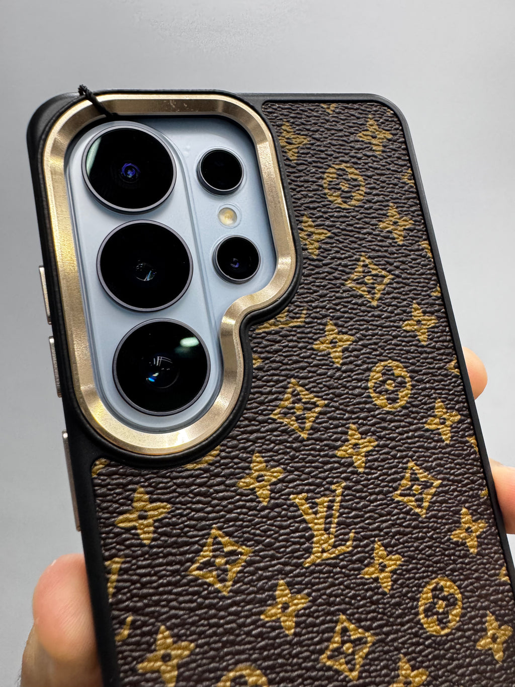 Luxury Monogram Leather Case for Samsung Galaxy S26 Ultra | Premium Designer Shockproof Back Cover | Slim Protective Case