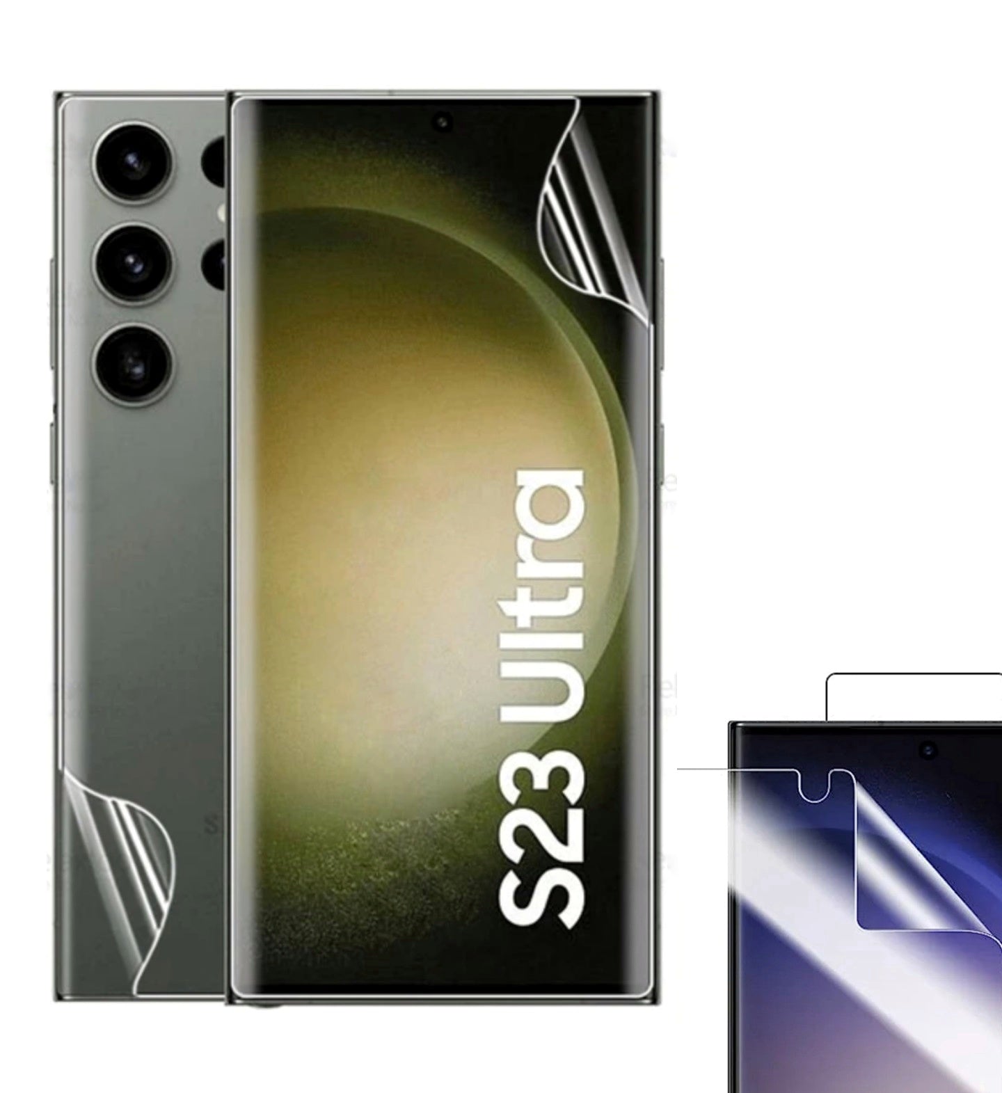 Flexible premium screen guard for Samsung Galaxy S23 Ultra
