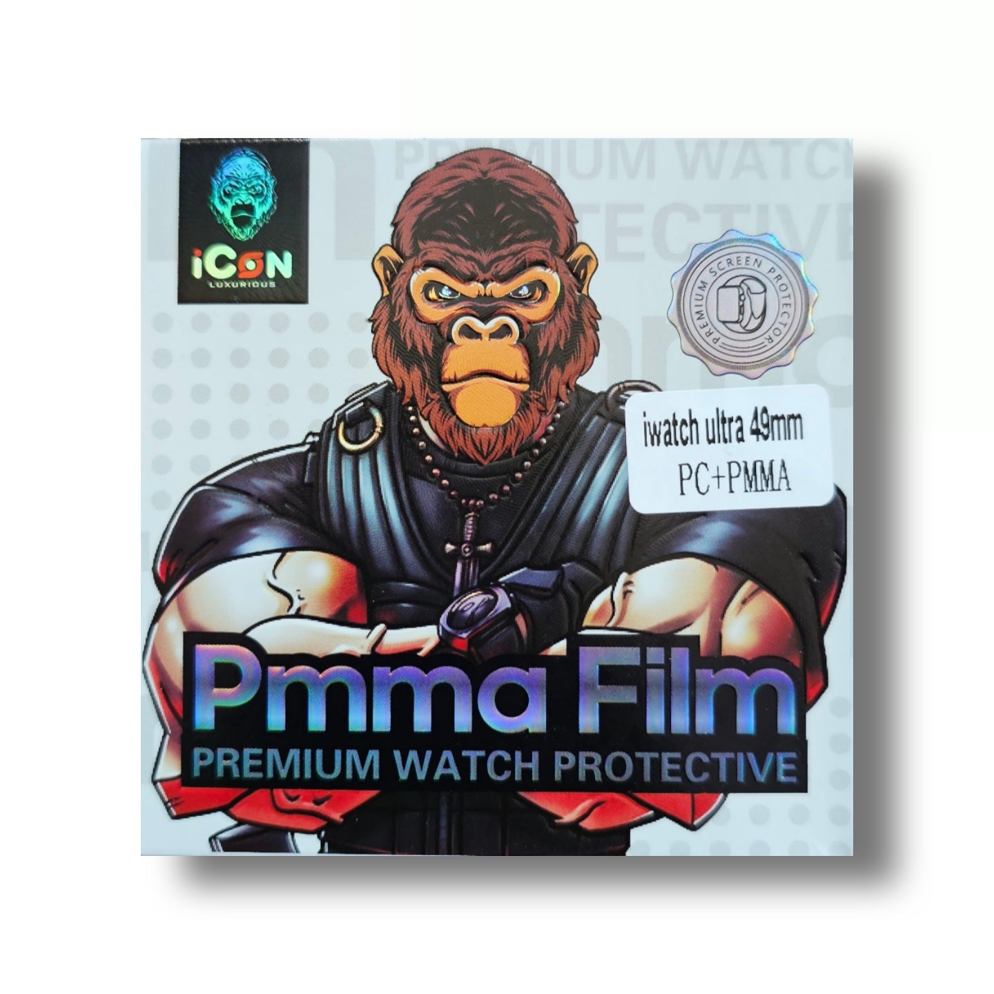 CFZ Premium Tempered Glass Screen protector for Apple watch Series 3, 4, 5, 6, 7, 8 SE and Ultra