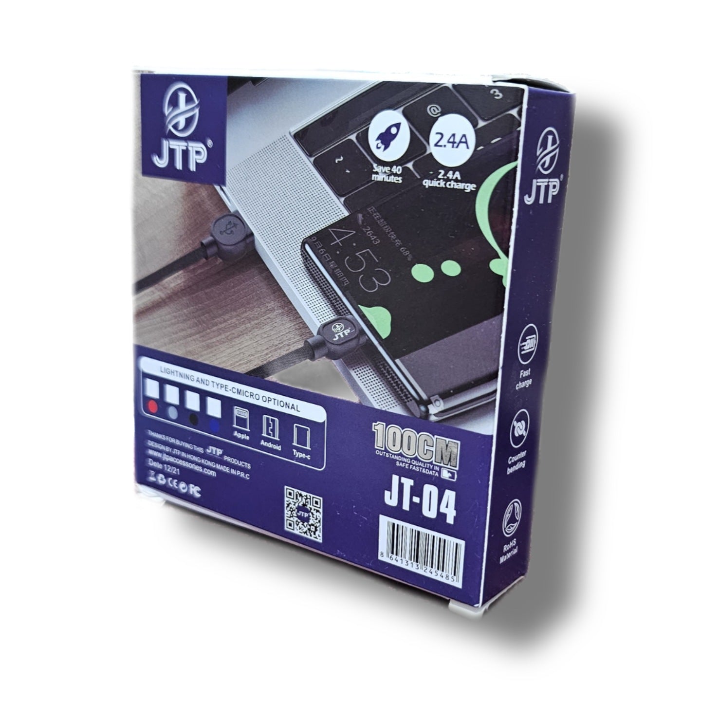 CFZ Premium Weraving USB A to USB C Cable for Charging and Data Transfer