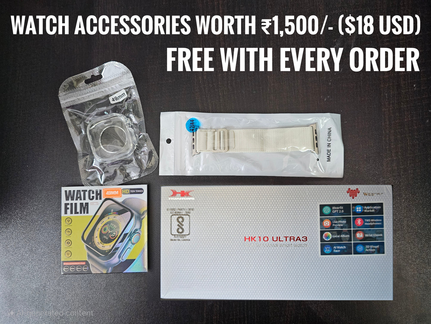 HK 10 Ultra 3 with Amoled display, Titanium like metal finish, Chat-GPT, Gravity sensor