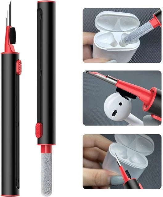 Airpods cleaning pen and silicone cable protectors (Set of