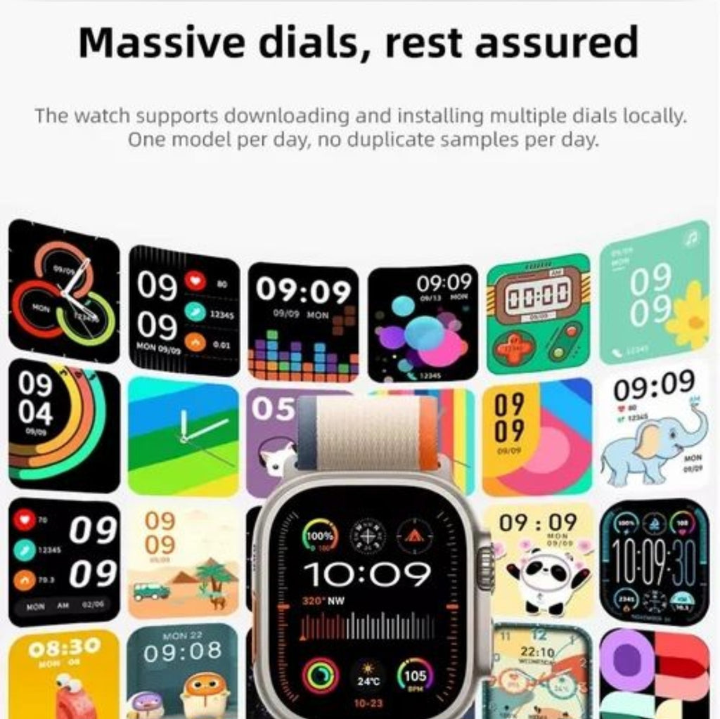 HW 69 Ultra 2 Amoled display with Chat-GPT and Wireless charging