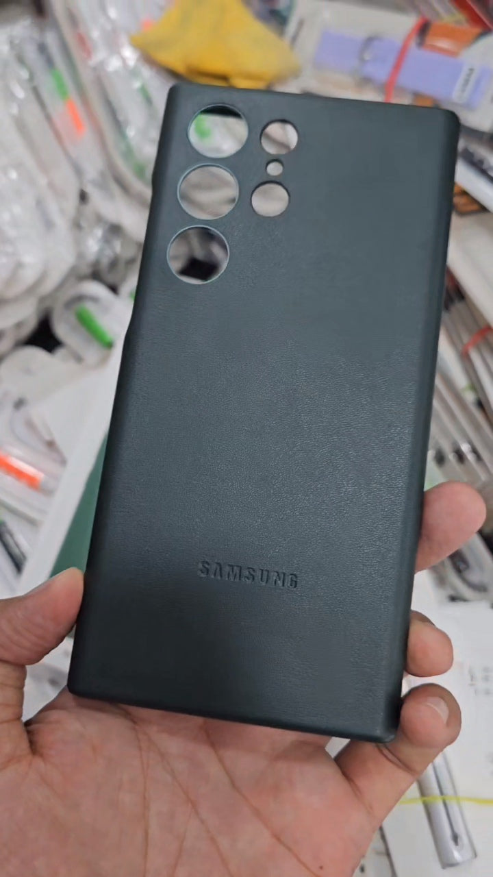 CFZ Premium Leather Case for Samsung Galaxy S23 Ultra, Galaxy S23 Plus, Galaxy S23 - Not compatible with Camera Lens Protectors