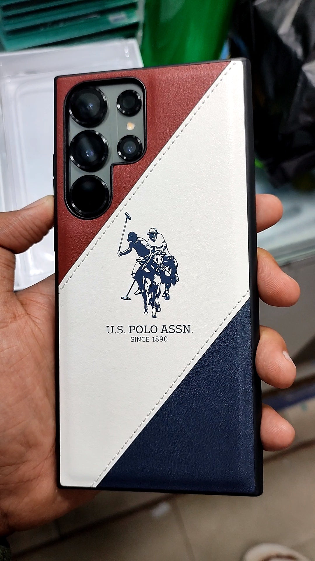 US Polo Assn Original Back Case for Samsung Galaxy S23 Ultra