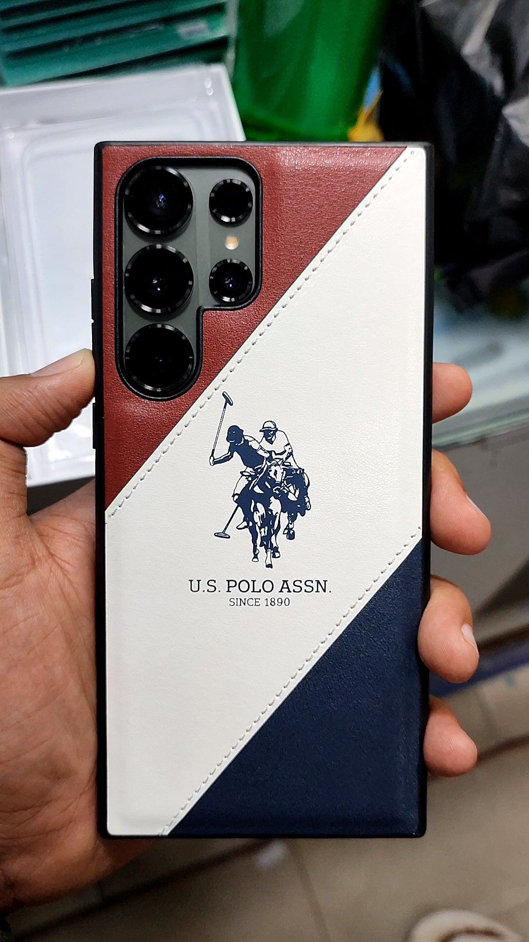 US Polo Assn Original Back Case for Samsung Galaxy S23 Ultra