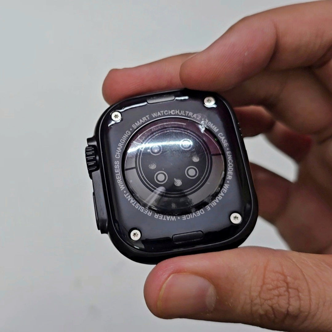RT 11 Ultra 2 - Apple Watch Ultra 2 clone with titanium like metal finish, Sports mode multifunction smartwatch