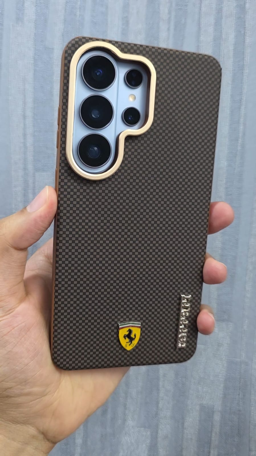 Carbon Fiber Racing Edition Back Cover for Samsung Galaxy S26 Ultra | Premium Shockproof Protective Case