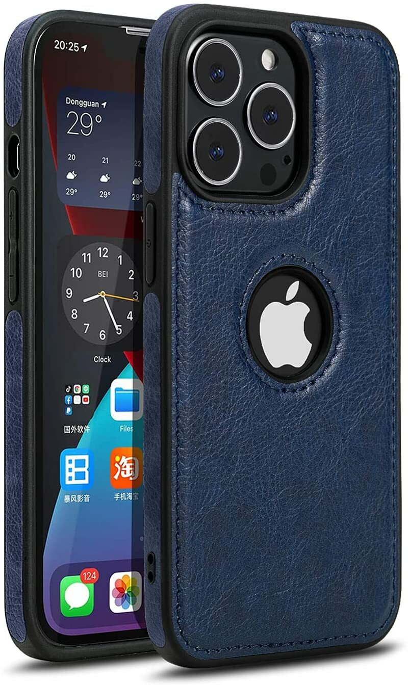 iCon Luxurious Leather Back Case for iPhone 14 Pro and 14 Pro Max Deep –  Cold Fusion Zone