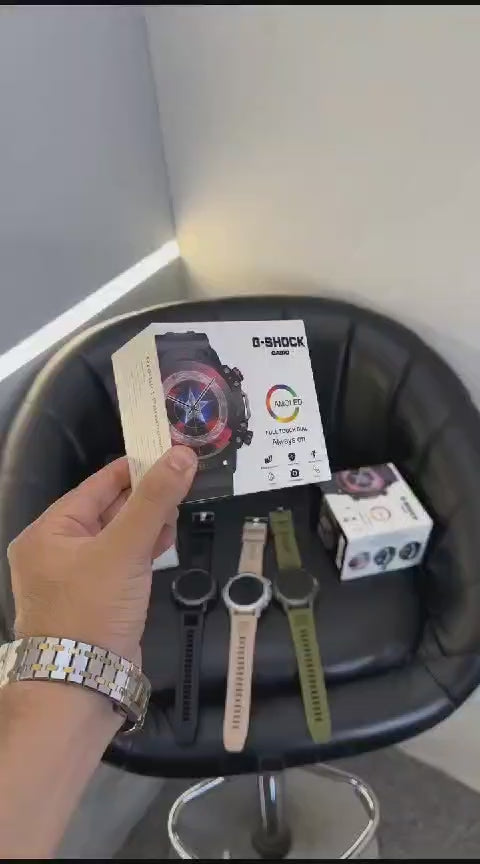 G-Shock round dial smartwatch with amoled display