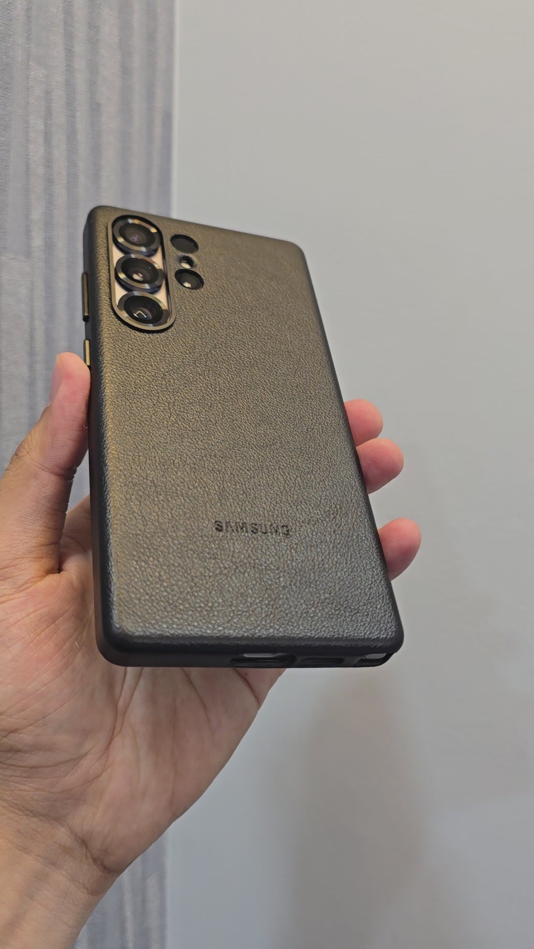 Samsung Galaxy S25 Ultra Leather Back Case