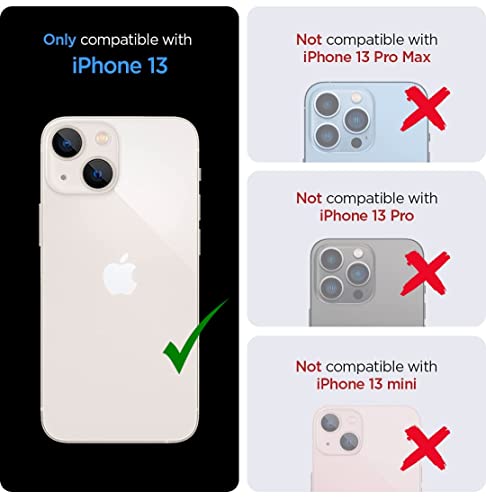 Glass Back Cover Slim fit Shock Proof Design case for iPhone 13 Matt Black Colour
